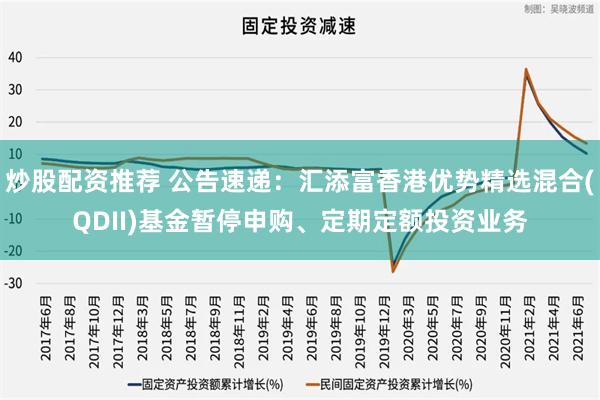 炒股配资推荐 公告速递：汇添富香港优势精选混合(QDII)基金暂停申购、定期定额投资业务