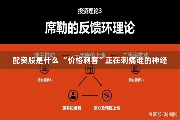 配资股是什么 “价格刺客”正在刺痛谁的神经