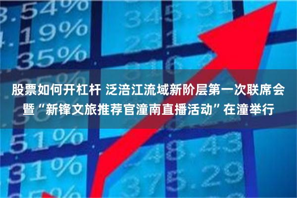 股票如何开杠杆 泛涪江流域新阶层第一次联席会暨“新锋文旅推荐官潼南直播活动”在潼举行